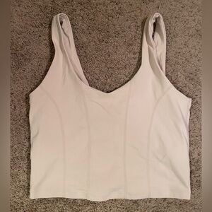 Vitality Light pink cropped activewear tank